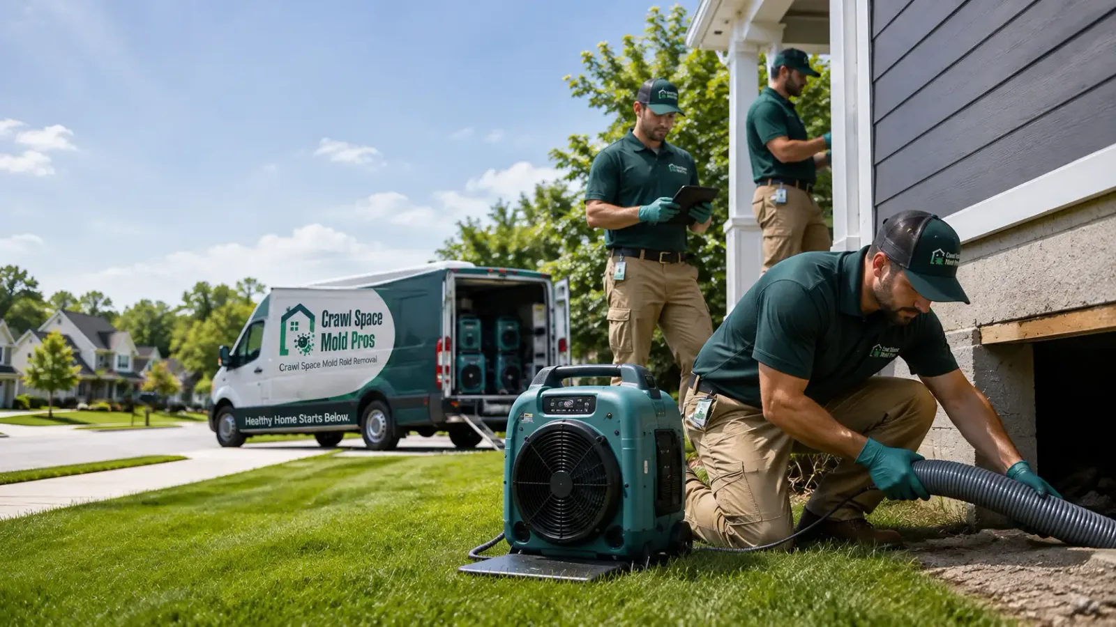 Crawl Space Mold Removal in Brunswick, OH
